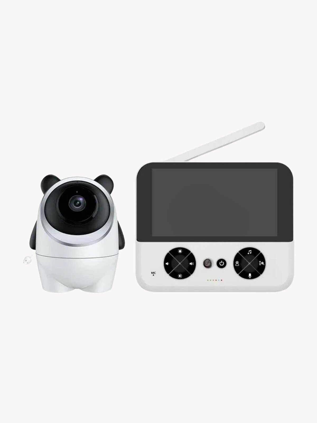 Видеоняня, видеоняня с камерой, baby видеоняня, двухсторонняя связь, микрофон, ночной режим, HD качество, 4.3 дюйма дисплей, белый