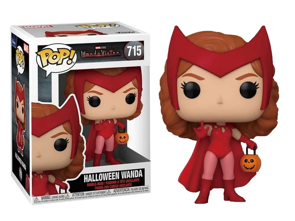 Коллекционная виниловая фигурка Хэллоуин Ванда (Halloween Wanda) №715 персонаж вселенной Marvel