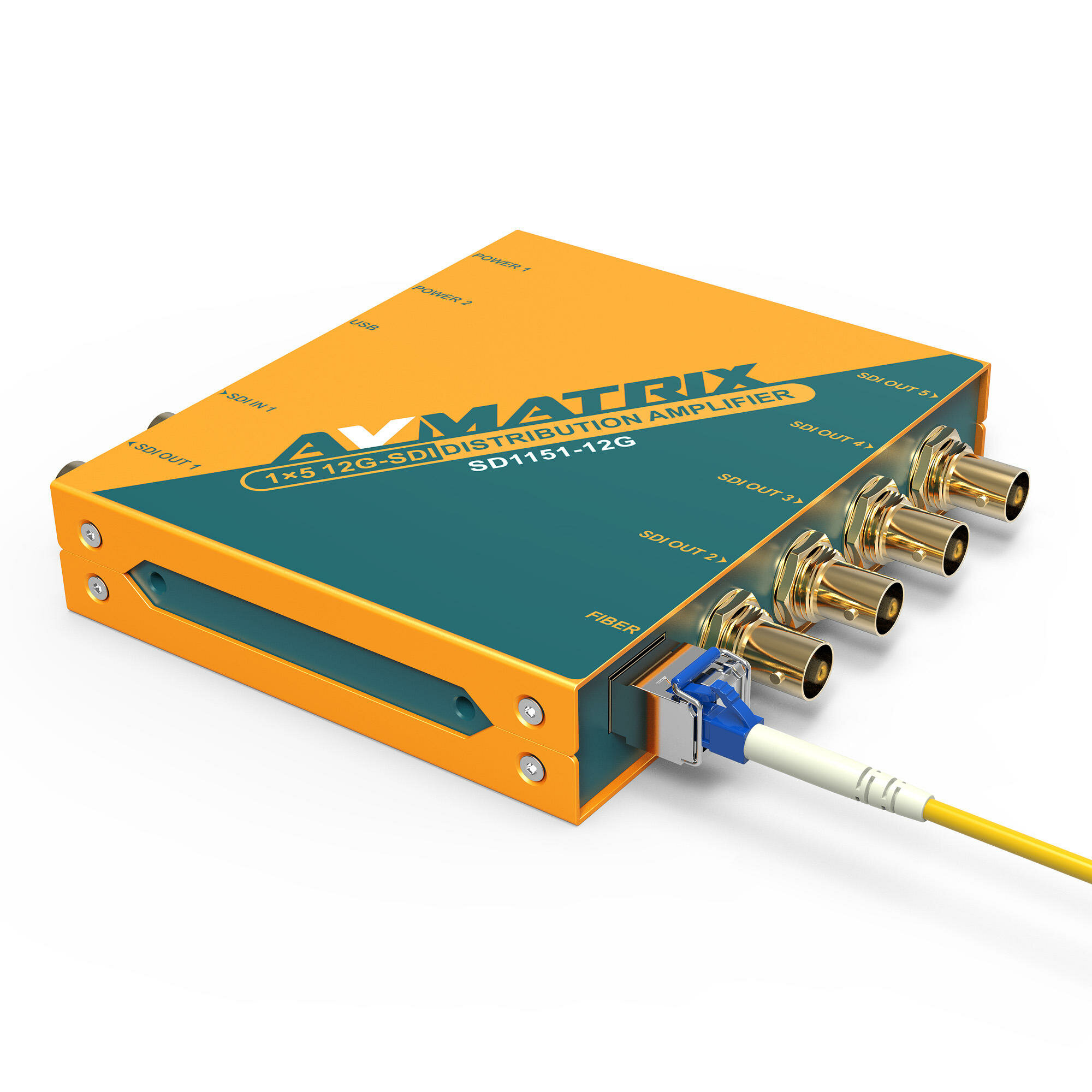 Усилитель-распределитель AVMATRIX SD1151 12G-SDI 1×5 с восстановлением тактовой частоты — фото 5