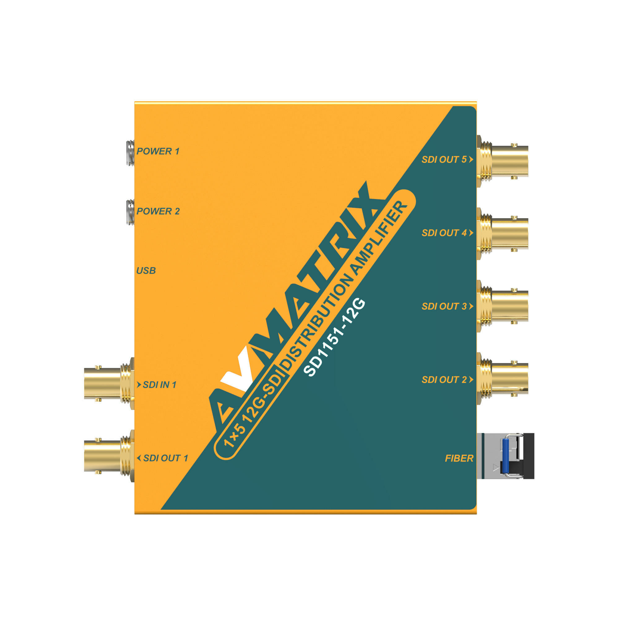Усилитель-распределитель AVMATRIX SD1151 12G-SDI 1×5 с восстановлением тактовой частоты — фото 7
