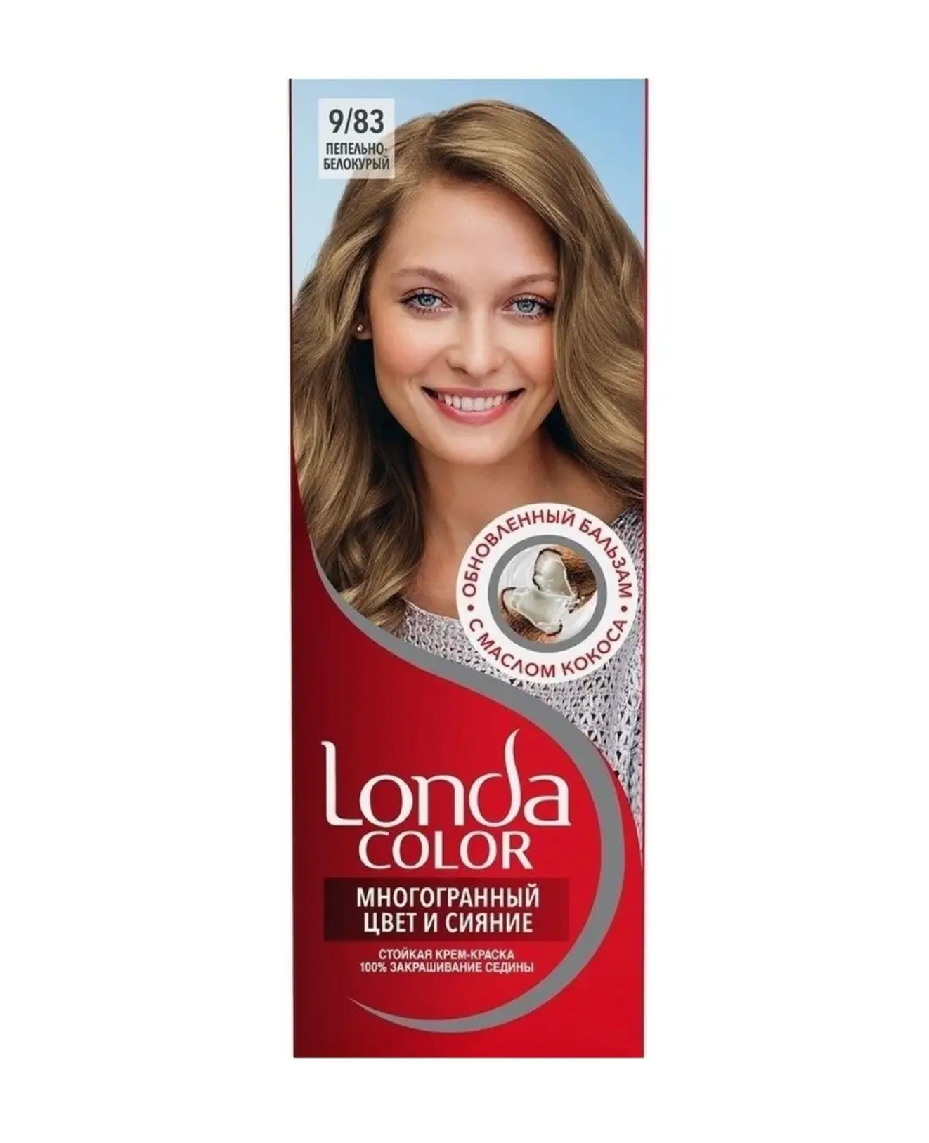Лонда / Londa Color - Крем-краска для волос тон 9/83 Пепельно-белокурый 60 мл