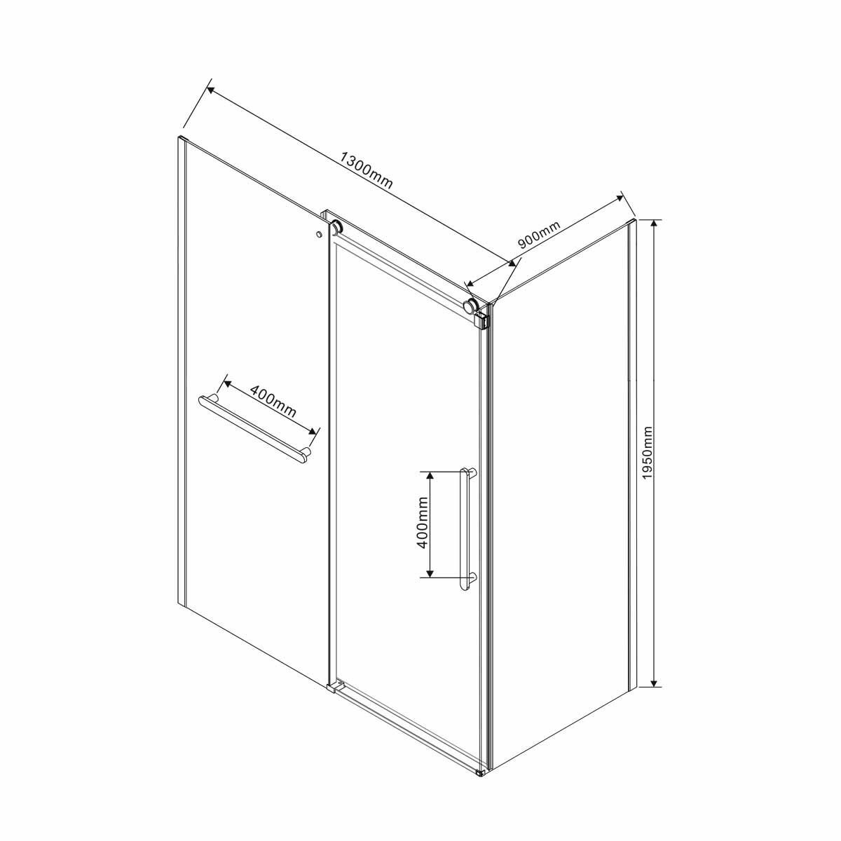 Душевой уголок Vincea Como Soft VSR-1CS9013CL, 1300*900, хром, стекло прозрачное - фотография № 9