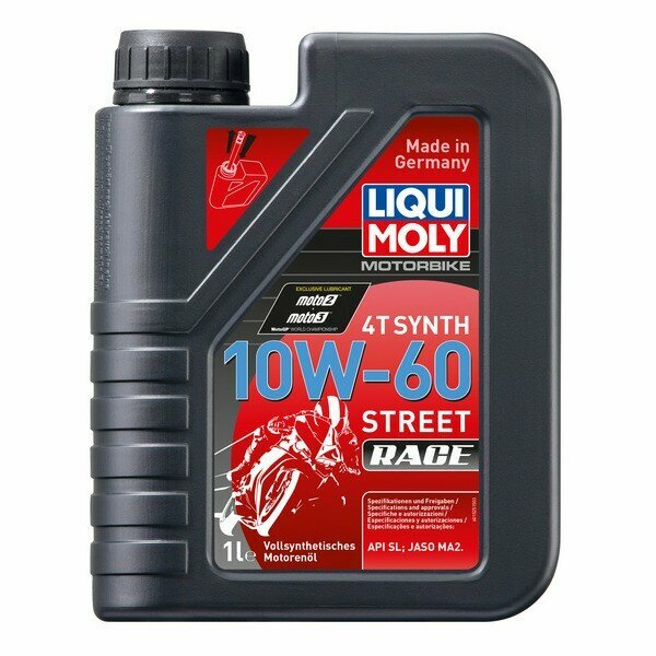 фото Синтетическое моторное масло LIQUI MOLY Motorbike 4T Synth 10W-60 Street Race
