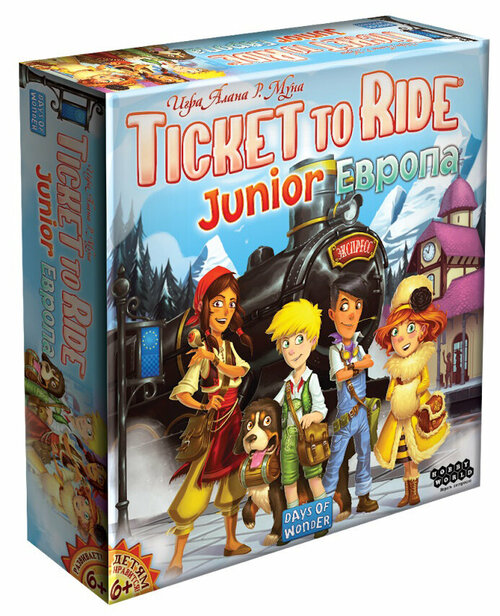 Настольная игра HOBBY WORLD Ticket to Ride Junior: Европа