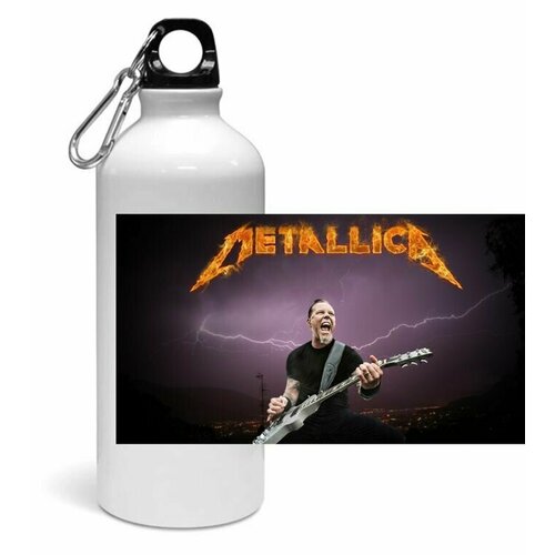 фото Спортивная бутылка metallica, металлика №10 goodbrelok