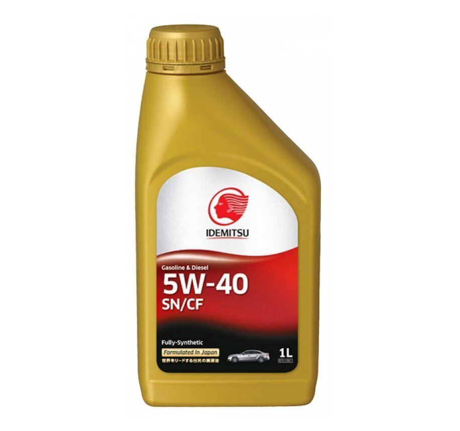 Масло моторное IDEMITSU SN/CF 5W40 F-S, синтетика, 1 литр SN/CF 5W40 F-S 1л синт 30011333-724