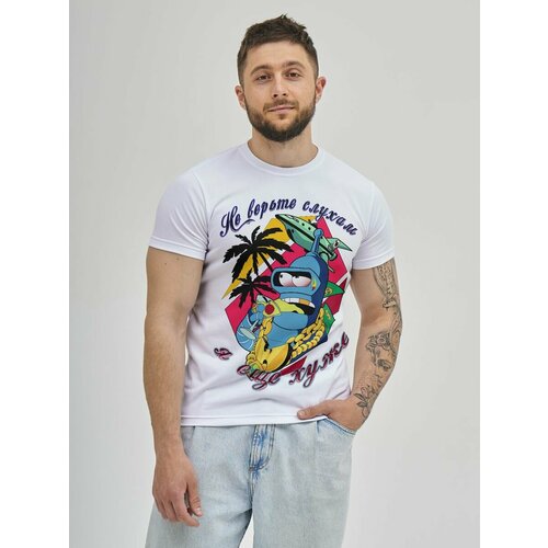 Футболка размер S, белый