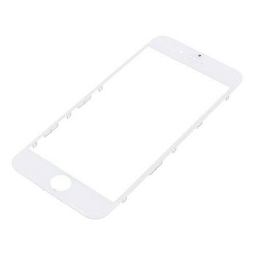 Стекло модуля + OCA + рамка для Apple iPhone 6S (в сборе) белый, AA