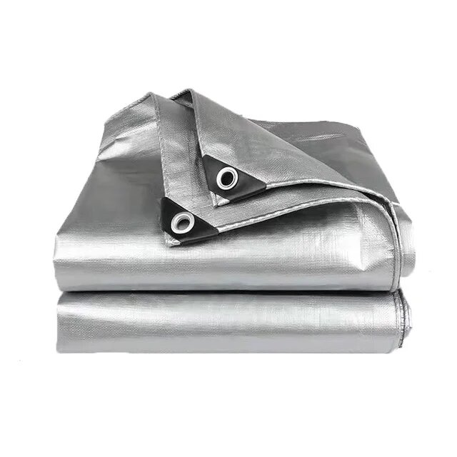 032 мм PE Брезентовая ткань для дождя садовый навес для растений лодка автомобиль грузовик тент водонепроницаемый тент парус крыша для домашних питомцев 2x2m 3x5 м 2x2m silversilver