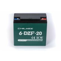 Аккумуляторная тяговая батарея CHILWEE 6-DZM-20 предназначена для электрических транспортных средств: электромобилей, гольф-каров и другой техники на  ...