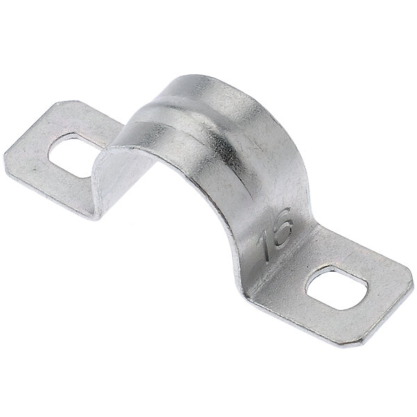 Скоба 1018167 металлическая оцинкованная 16мм 2 лапки (OBO Bettermann) (100 шт. в комплекте)
