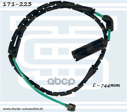 Датчик износа тормозных колодок_BMW X3 E83 передний Starke 171-223/34353414662 34353414662 STARKE арт. 171223