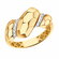 Кольцо Diamant online, красное золото, 585 проба, фианит