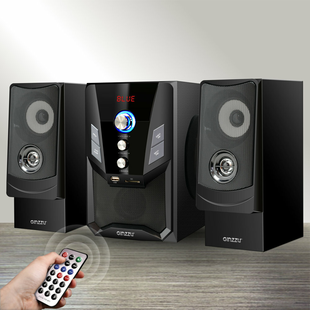 Акустическая система 2.1 с Bluetooth GiNZZU GM-415, черного цвета