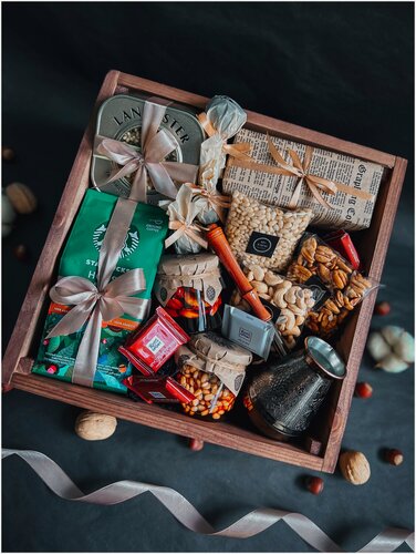 Изображение товара Кофейный подарочный набор / подарок на день рождения / подарок коллеге / боссу / начальнику / изысканный подарочный бокс