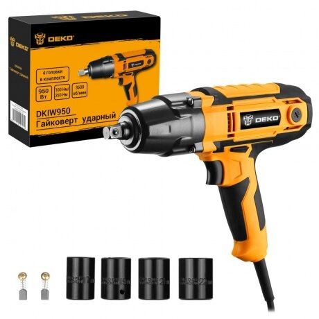 Гайковерт сетевой ударныи DEKO DKIW950 950 Вт 1/2