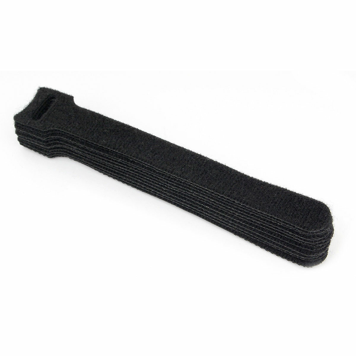 Хомуты-липучки Cablexpert на основе ленты Velcro® черные 12 штук в упаковке VT-110x11BK — фото 1