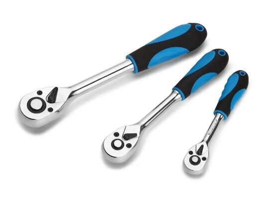 Набор Трещотка 1/4", Н 155мм,3/8", Н 200мм,1/2", Н 255мм — фото 1