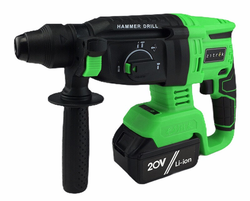 Перфоратор аккумуляторный Zitrek Destroyer Pro (20В, Li-Ion аккумулятор 4 Ач - 1шт, ЗУ, кейс) — фото 1