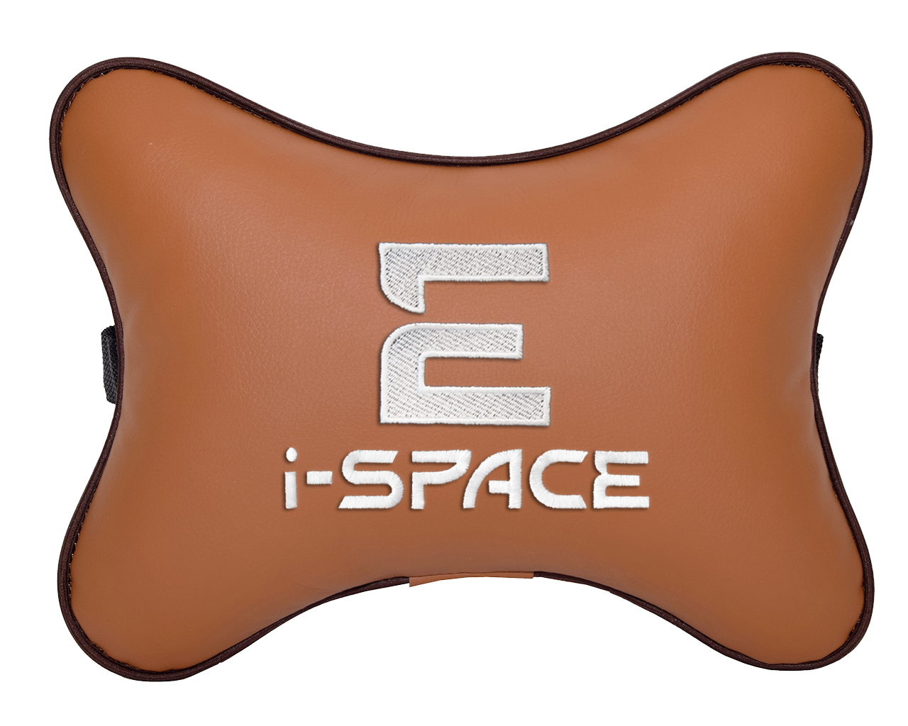 Подушка на подголовник рыжая экокожа EVOLUTE I-Space