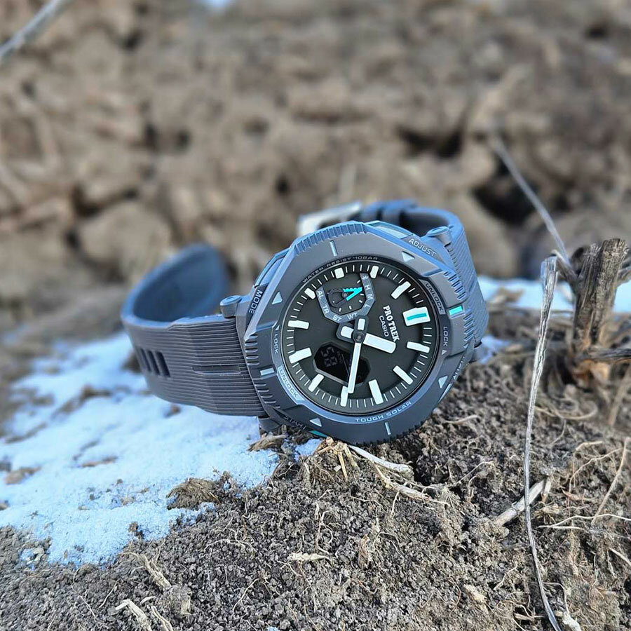 Наручные часы CASIO Pro Trek, черный, серый — фото 1