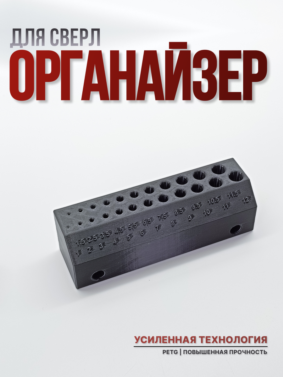 Подставка органайзер для сверл, незаменимый помощник для каждого мастера