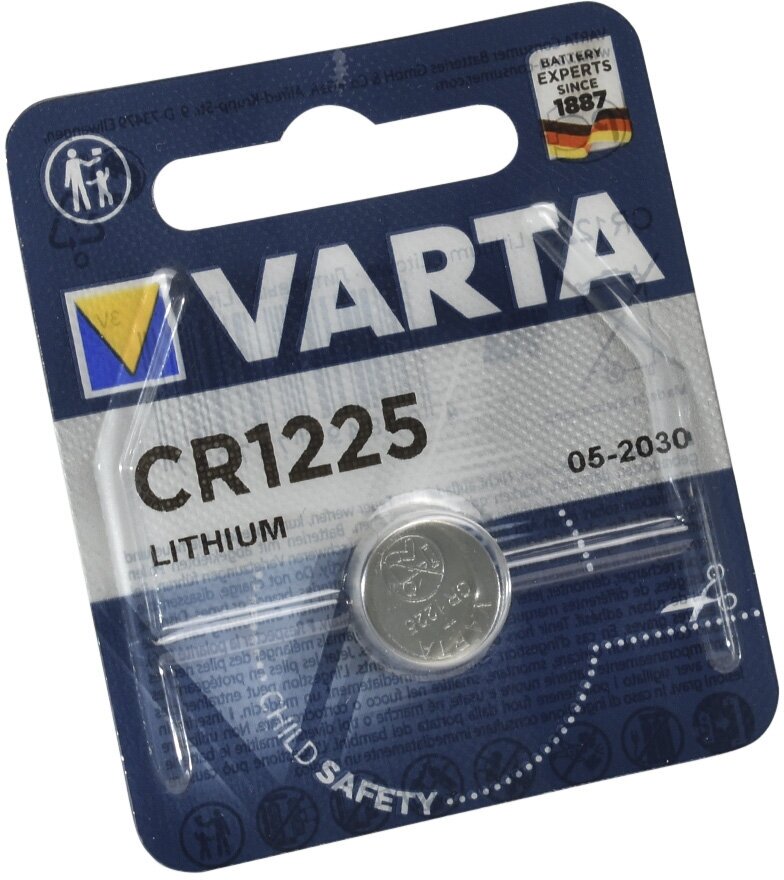 Батарейка Varta 06225101401 BL1 Lithium 3V (6225) (1/10/100) - фото №4