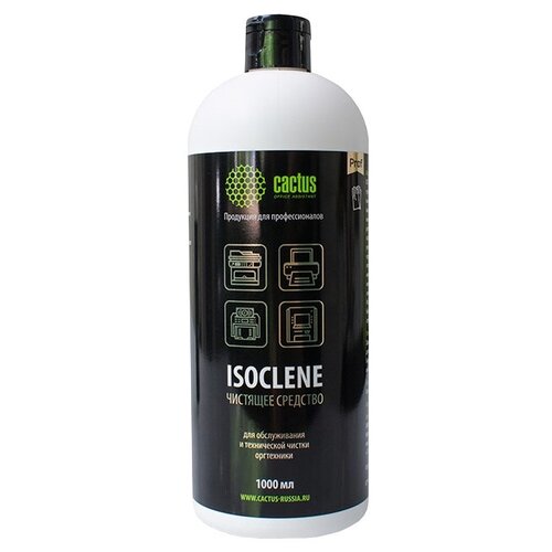 Cactus CS-ISOCLENE1 1000 мл, белый средство для очистки техники cactus cs isoclene1 изопропиловое 1л 1шт
