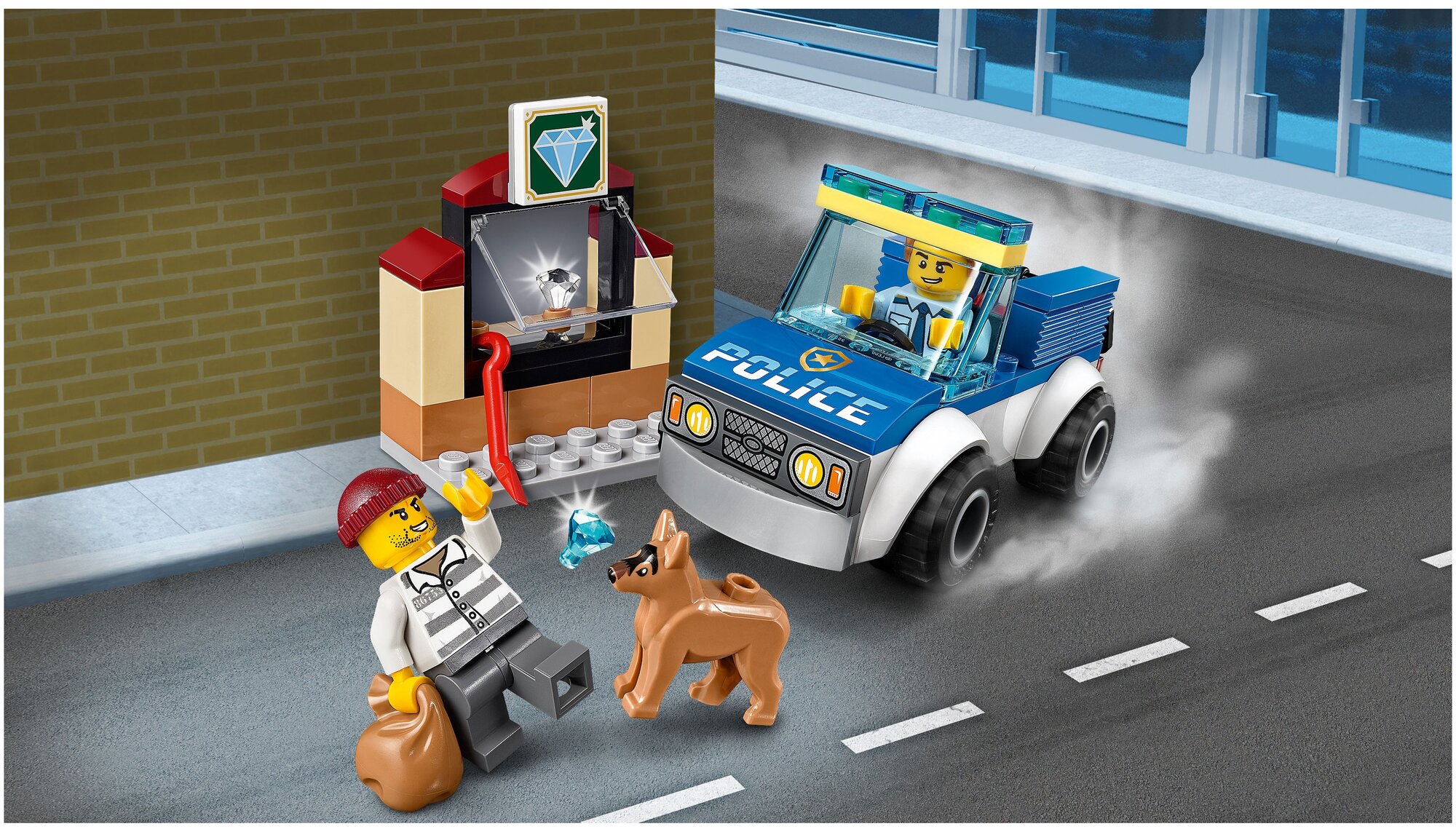 Конструктор LEGO City Police 60241 Полицейский отряд с собакой, 67 дет. - фотография № 8