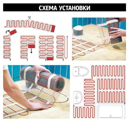 Мобильный теплый пол, REXANT, Classic RNX-13-1950 1950, 13 м2, 2600х50 см - фотография № 12