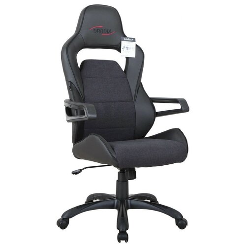 фото Компьютерное кресло brabix nitro gm-001 игровое, обивка: искусственная кожа, цвет: черный/красный