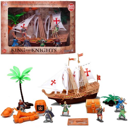 Набор рыцарский Морские завоеватели, в коробке - Junfa Toys [WK-25995] набор фигурок junfa toys pc618 9