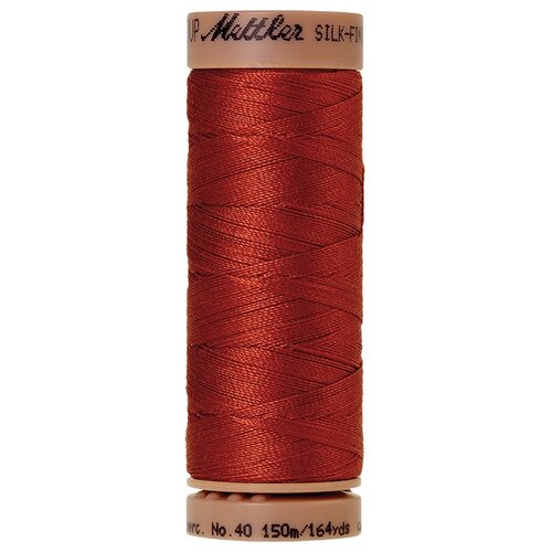 Нить для машинного квилтинга SILK-FINISH COTTON 40, 150м 100% хлопок 1074 Brick ( 9136-1074 ) нить для машинного квилтинга silk finish cotton 40 150м 100% хлопок 0342 flint stone 9136 0342