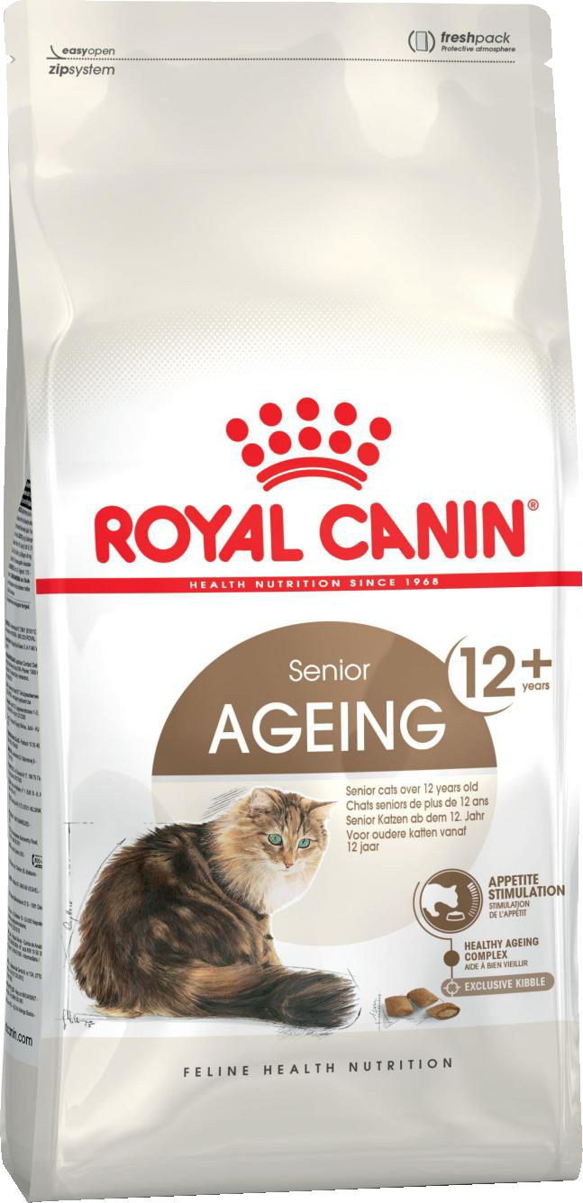 Сухой корм для пожилых кошек Royal Canin Ageing 12+, профилактика МКБ 2 кг