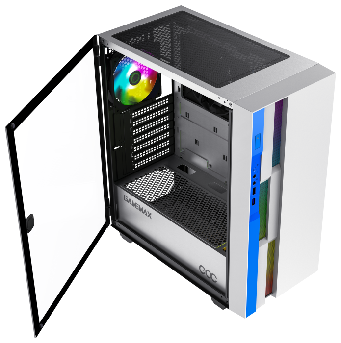 Корпус GameMax Brufen C3 WB White-Blue - фото №8