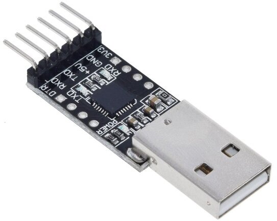 USB-TTL (USB-UART) программатор (CP2102), 6-pin, 1 шт.