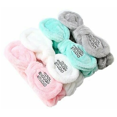 Nail Art Повязка для фиксации волос с бантиком