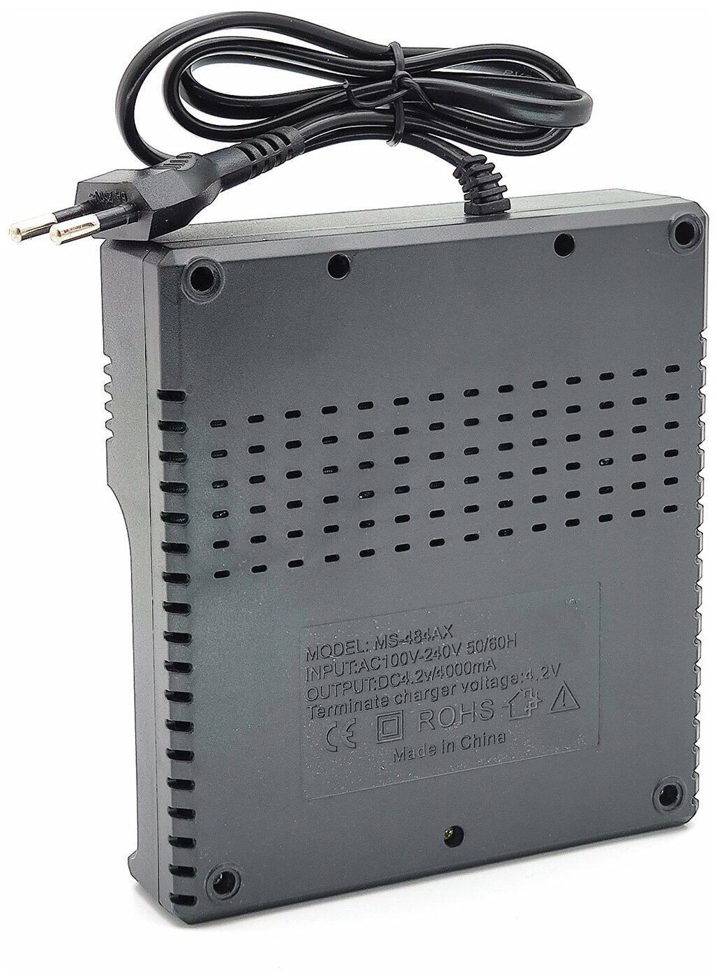 Универсальное зарядное устройство APZ17 для аккумуляторов 10440/16340/18650 4 слота с индикатором уровня заряда от 220 вольт