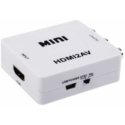 Активный конвертер HDMI на 3 RCA REXANT для подключения устаревших мониторов rexant конвертер hdmi на 3 rca пластик белый rexant