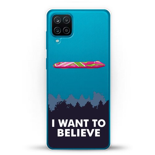 фото Силиконовый чехол i want to believe на samsung galaxy a12 andy & paul