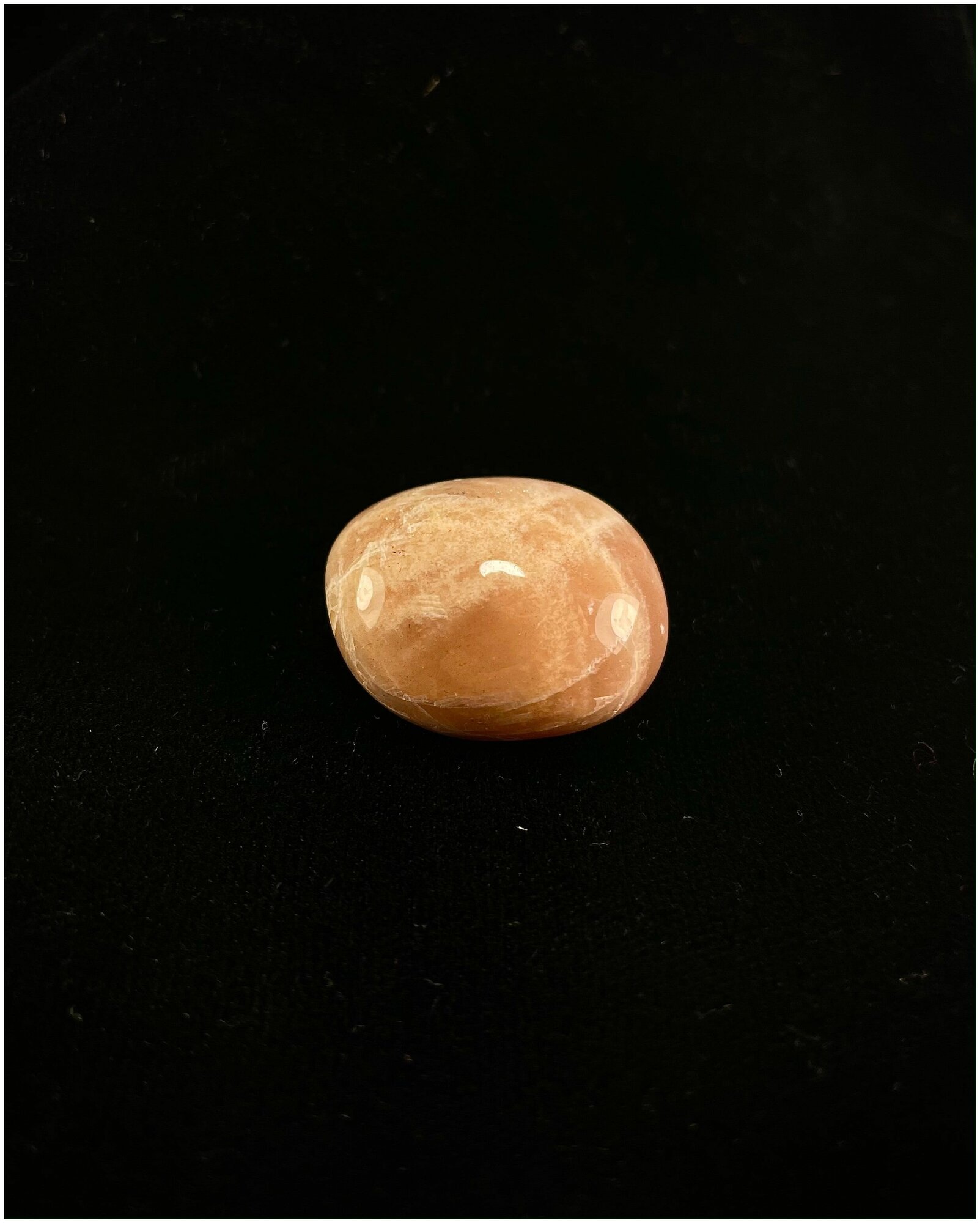 Оберег, амулет из натурального камня самоцвет Гелиолит Солнечный камень, галтовка, символ процветания и сччастья, 1,5 см, 1 шт - фотография № 4