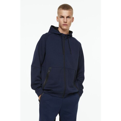 фото Спортивная толстовка drymove™ - темно-синий - s h&m