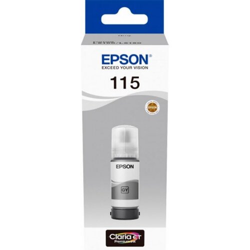 Чернила Epson 115 C13T07D54A сер. для L8160 / L8183 1444506 чернила для принтера epson grey c13t07d54a