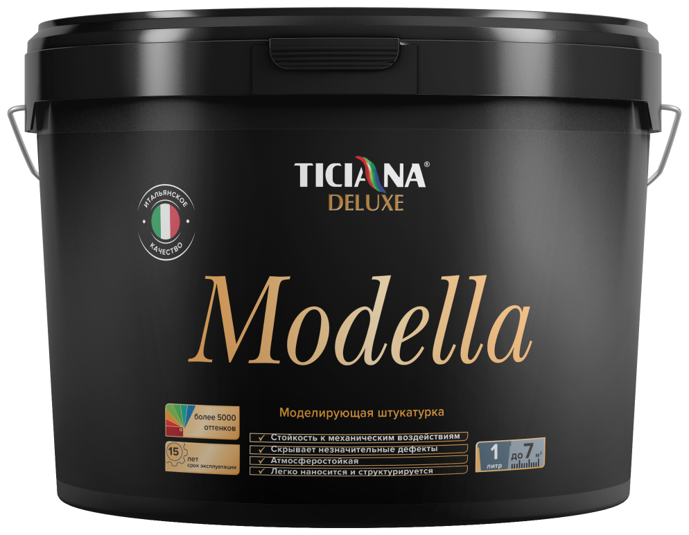 Декоративная штукатурка моделирующая TICIANA DELUXE Modella 0,45 л