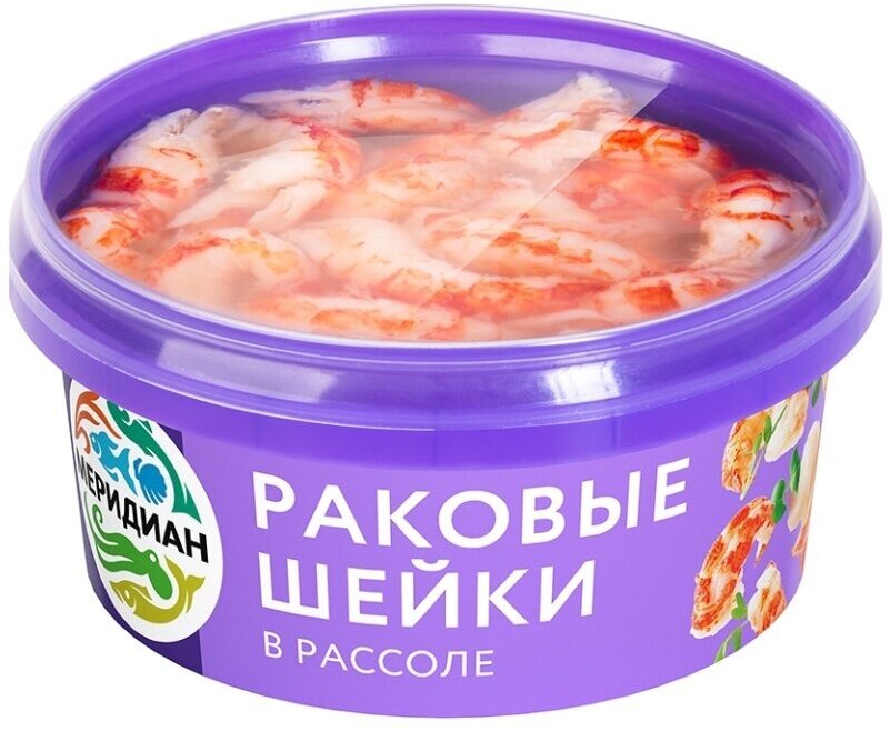 Раковые шейки Меридиан в рассоле