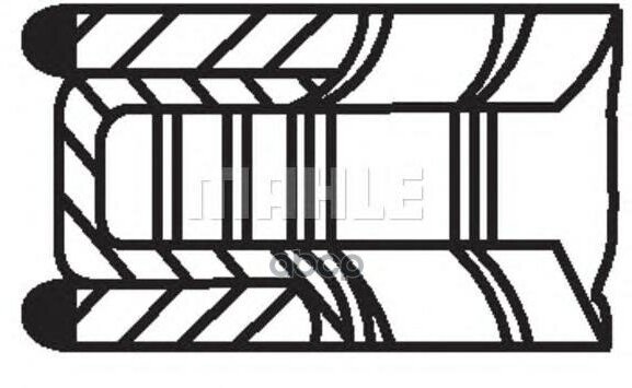 Кольца Поршневые 1Шт Bmw 535/735 M62b35c =84 1.5X1.5x2 Std 95> Mahle/Knecht арт. 08306N0