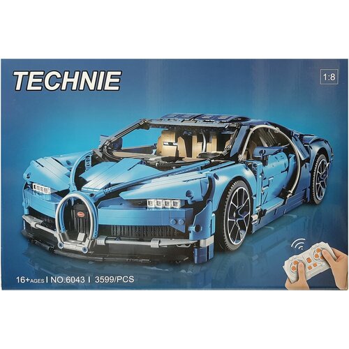 Конструктор Technie Машина Бугатти Bugatti Chiron (1:8) 3599 деталей