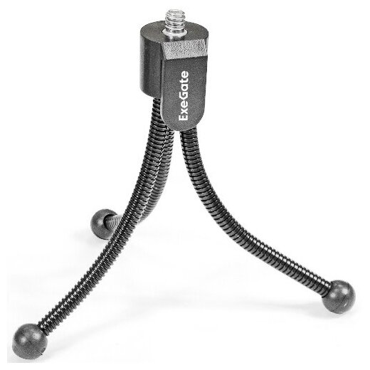 Штатив настольный гибкий до 11см под винт ExeGate Tripod Flex