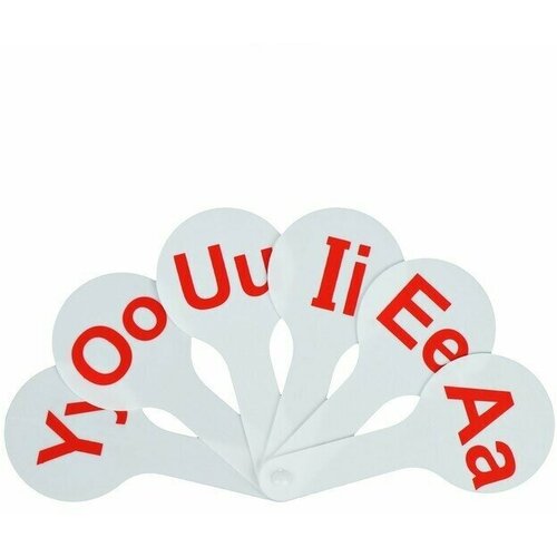 Касса-веер английские гласные буквы 480₽