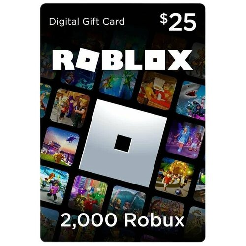 Код активации Roblox 2000 Robux Код и инструкция в конверте 250000₽